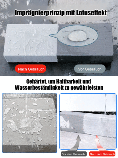 【Transparenter wasserfester Klebstoff】Patentierte wasserdichte US-Technologie, die 50 Jahre lang nicht ausläuft. Wenn sie nicht funktioniert, erstatten wir 100 %！