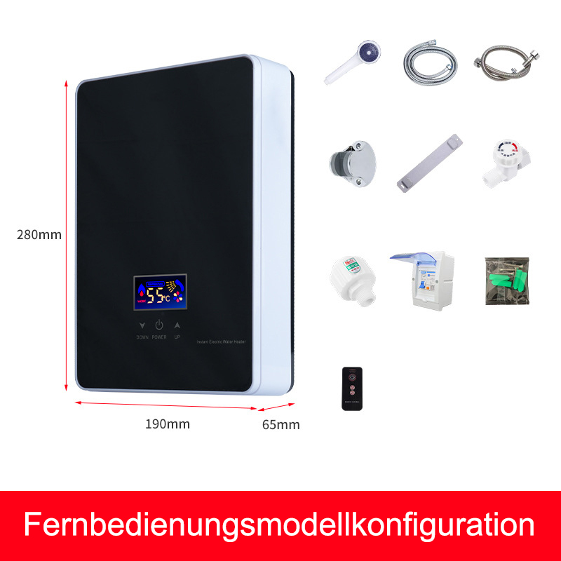 【Keine komplizierte Installation erforderlich】🚿 ECO Durchlauferhitzer für die Wandmontage，Exklusives Energiesparpatent！💡 🌿