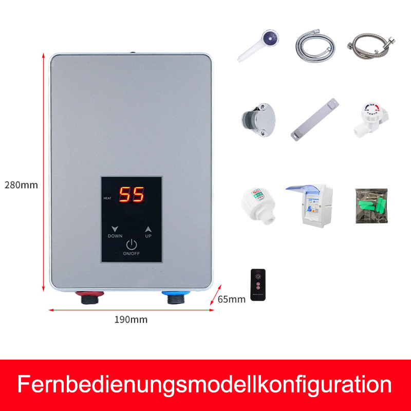 【Keine komplizierte Installation erforderlich】🚿 ECO Durchlauferhitzer für die Wandmontage，Exklusives Energiesparpatent！💡 🌿