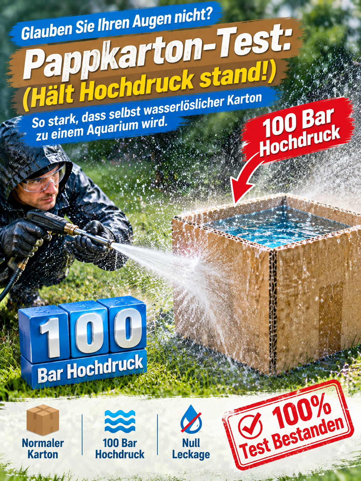 Transparente wasserdichte Versiegelung 🛡️ 30 Jahre Garantie auf Auslaufschutz 🖌️ Einfaches DIY-Auftragen mit dem Pinsel ❄️ Extrem temperaturbeständig 🌱 Ungiftig und sicher