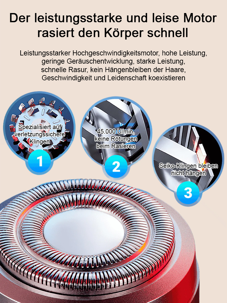 [Verfügbar für den ganzen Körper]komfortabler elektrischer Epilierer