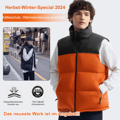 Daunenjacke, die bis zu -25℃ warm hält 🥶 und sowohl als Außenschicht als auch als Zwischenschicht getragen werden kann! 🧥