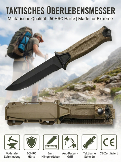 Multifunktionales  Outdoor-Campingmesser