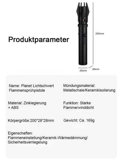 ⛺️ Sturmfester Camping-Flammenwerfer