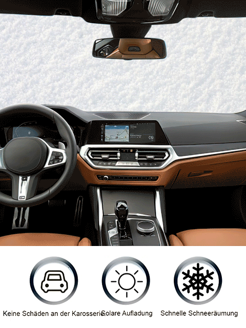 Mit diesem Gerät brauchen Sie sich im Winter keine Sorgen mehr zu machen, dass Ihr Auto von Eis und Schnee bedeckt wird 🚗❄️!