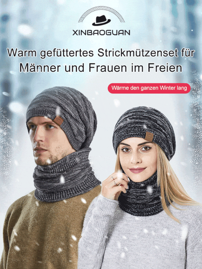 Neue Hut-🧣-Set, hält dich den ganzen Winter über warm und stylisch!