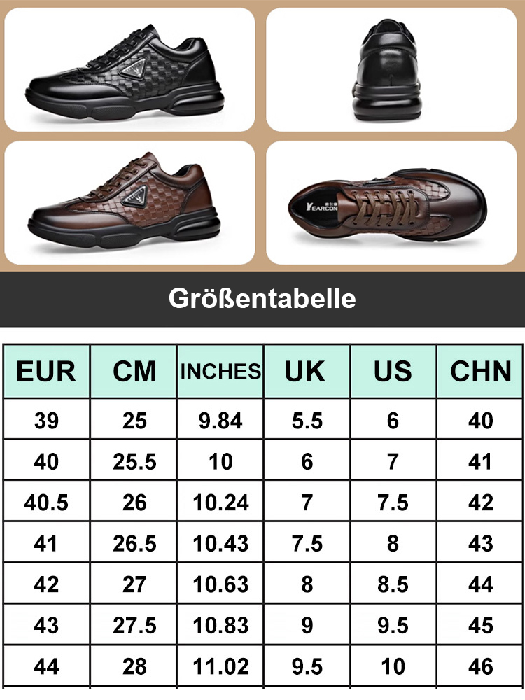 Herrenschuhe, die so bequem sind, dass Sie den ganzen Tag laufen können, ohne müde zu werden. 👞🚶‍♂️