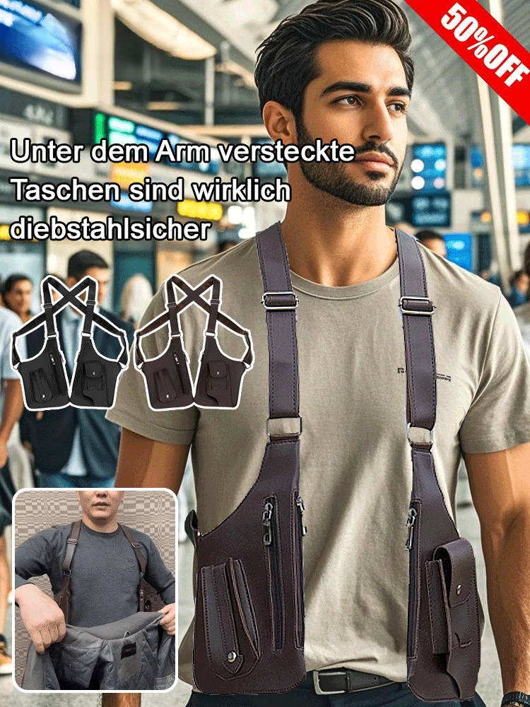 Multifunktionale Umhängetasche für die Achselhöhle