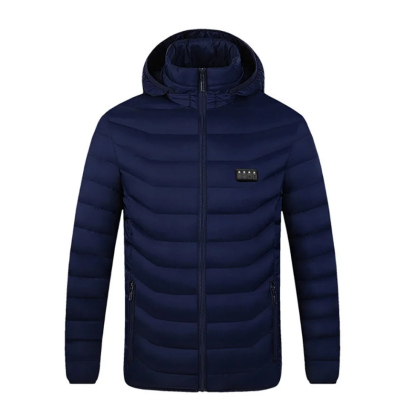 Mit einer Powerbank beheizbare Daunenjacke! ❄️ Hält Temperaturen von bis zu -50℃ stand! 🧥🔋