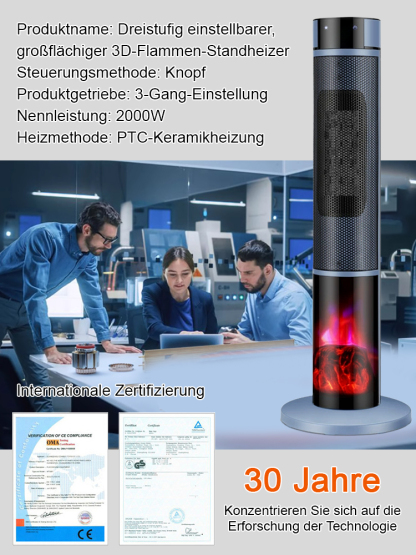 In nur 3 Minuten einen 300㎡ Raum schnell aufheizen! ⚡️ Keine teuren Heizkosten mehr zahlen! 💸🔥