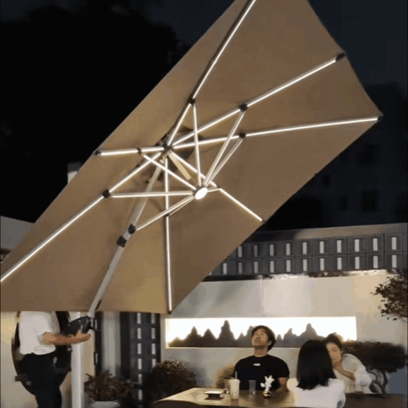 Terrassen-Sonnenschirm wasserdicht Regenschirm
