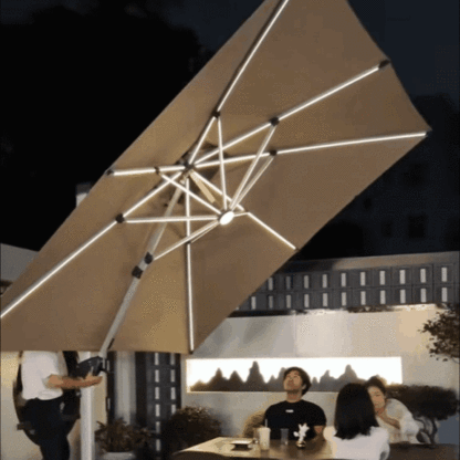 Terrassen-Sonnenschirm wasserdicht Regenschirm