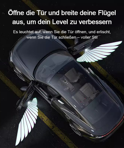 🚗【Engelsflügel】Automatische Projektions-Türleuchte für Autos.✨