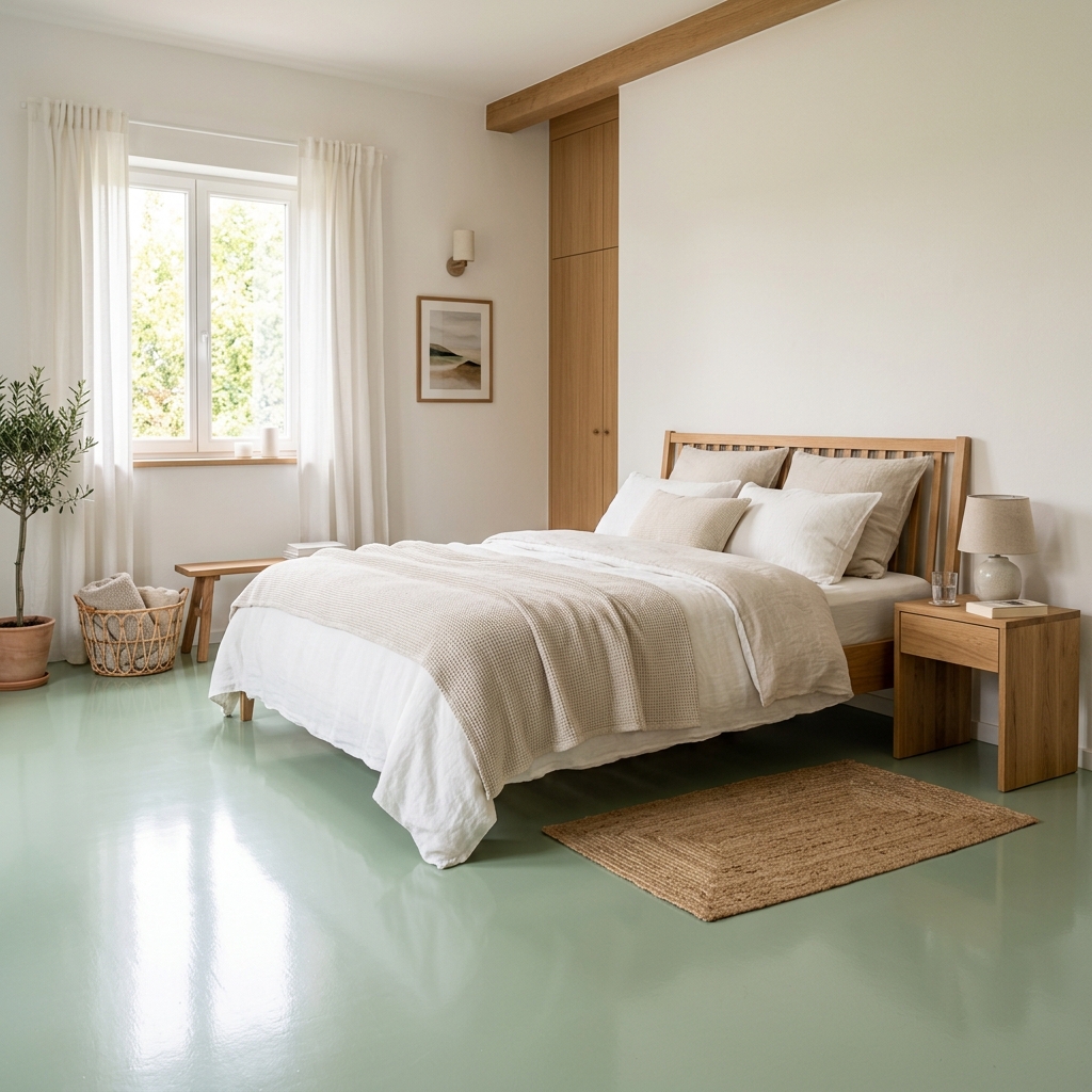 🏠 DIY Bodenfarbe: Selbstnivellierend Wasserbasiert Geruchlos Schnelltrocknend Extrem Belastbar 🛠️