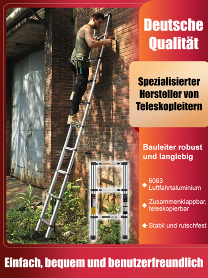 Multifunktionale Teleskopleiter