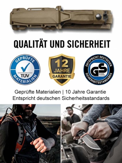 Multifunktionales  Outdoor-Campingmesser