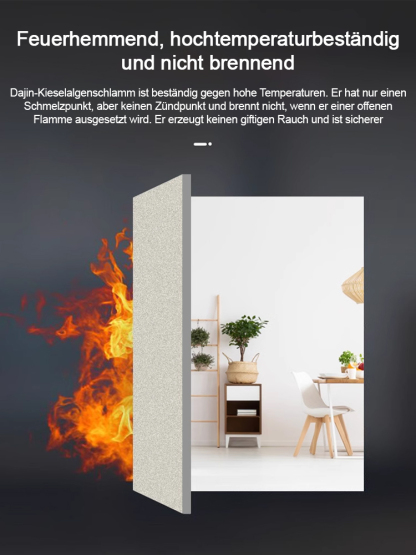 【Starke Rissreparatur】Formaldehyd-Entfernung, lärmmindernde und feuerhemmende Diatomeenschlamm-Wandf