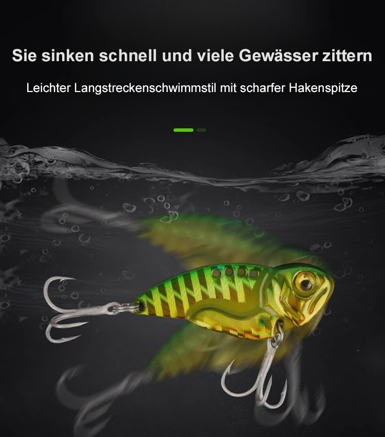 Anti-Hänger Allround-VIB-Köder 🎣, geeignet für alle Spinnfischen-Arten! 🐟