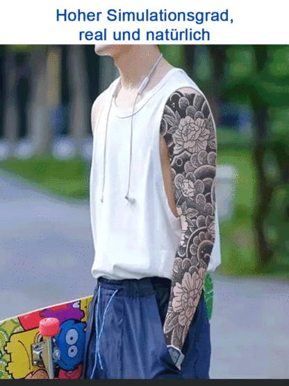 Wasserfester Tattoo-Aufkleber für den halben Arm