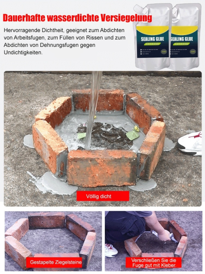 Multifunktionale, schnell trocknende, hochelastische Vergussmasse