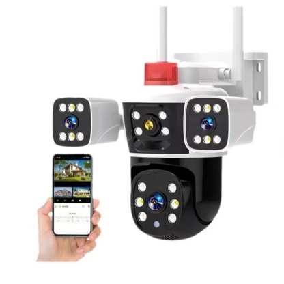 WIFI Vier-Objektiv-Drei-Bild-Mobilverfolgungs-Nachtsichtkamera