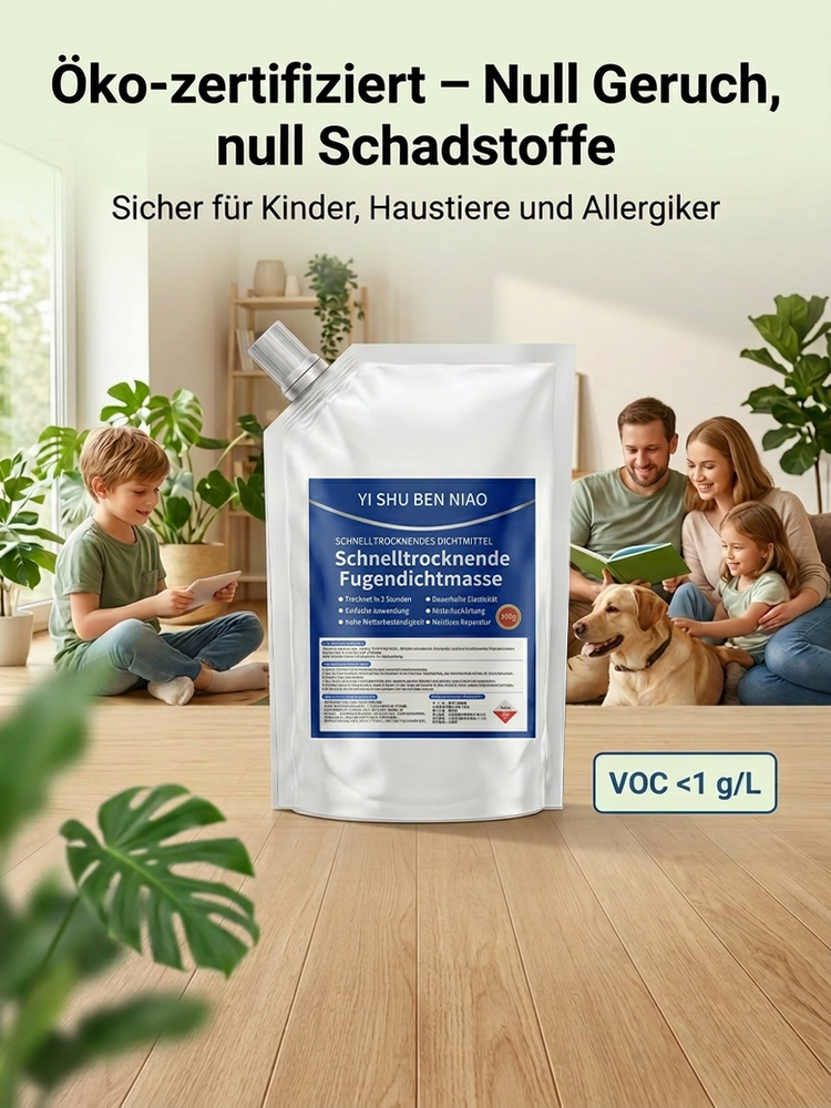 Profi MS-Polymer Dichtstoff 💧 Härtet unter Wasser 🛠️ 500% Elastisch ☀️ UV-beständig ⏱️ 2h Schnellhärtend