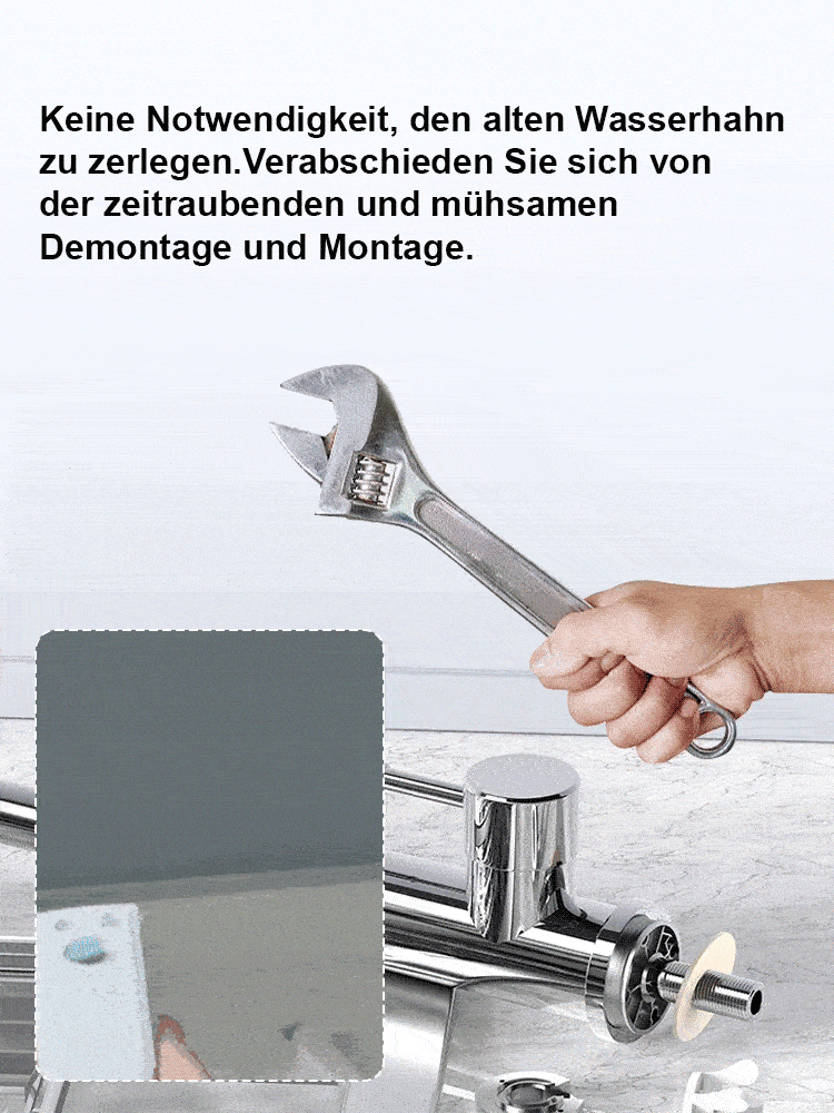 Nur 1 € monatliche Stromrechnung! Sofortheizender, installationsfreier elektrischer Wasserhahn