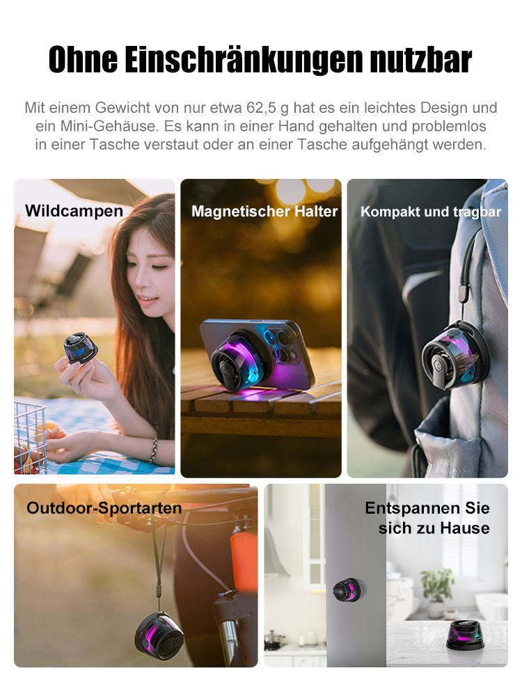 Magnetischer Bluetooth-Lautsprecher