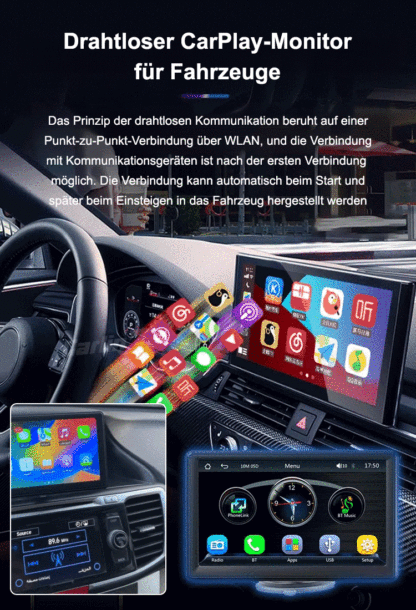 "Ferrari in Sekunden" CarPlay Wireless Display