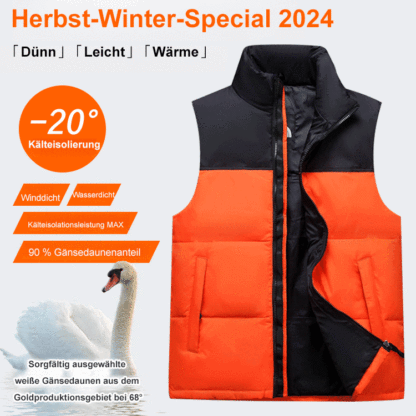 Daunenjacke, die bis zu -25℃ warm hält 🥶 und sowohl als Außenschicht als auch als Zwischenschicht getragen werden kann! 🧥