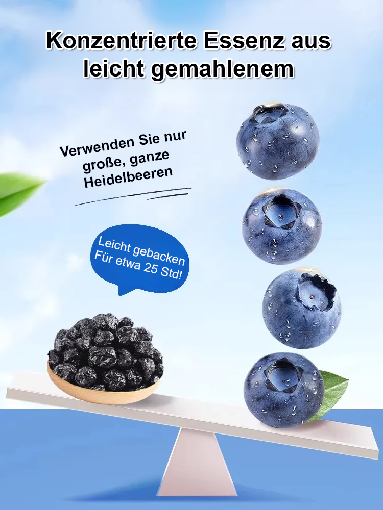 Echte '0' Zusätze, extragroße getrocknete Blaubeeren! 🍇 Bewahren Sie den ursprünglichen Geschmack und die Nährstoffkomponenten perfekt! 🌟