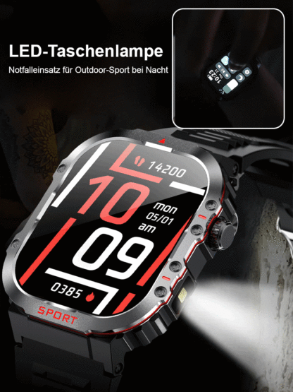 Intelligente AI 3.0 Bluetooth-Uhr! ⌚️ Der beste Begleiter für Outdoor-Sportliebhaber! 🏞️ Ihr Gesundheitsmanager am Handgelenk! 💪