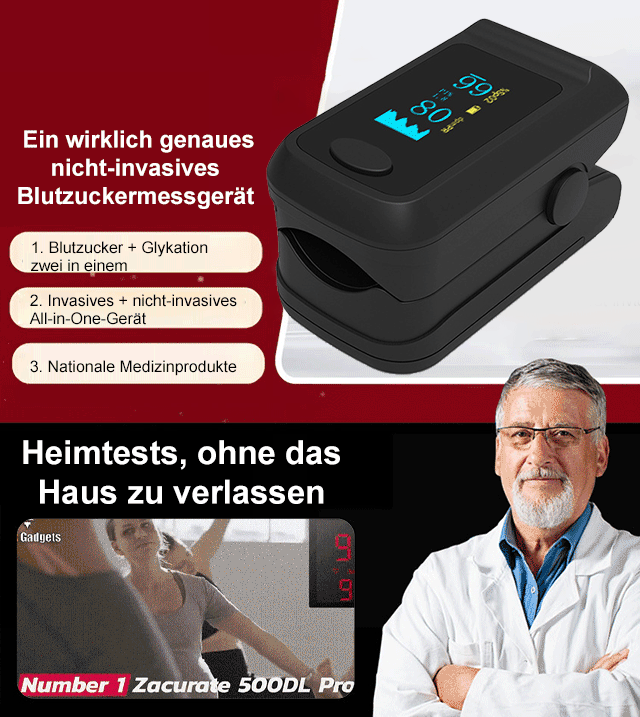 💥 2025er Neuheit: KI-Blutsauerstoffmessgerät ❤️⚕️🇩🇪
