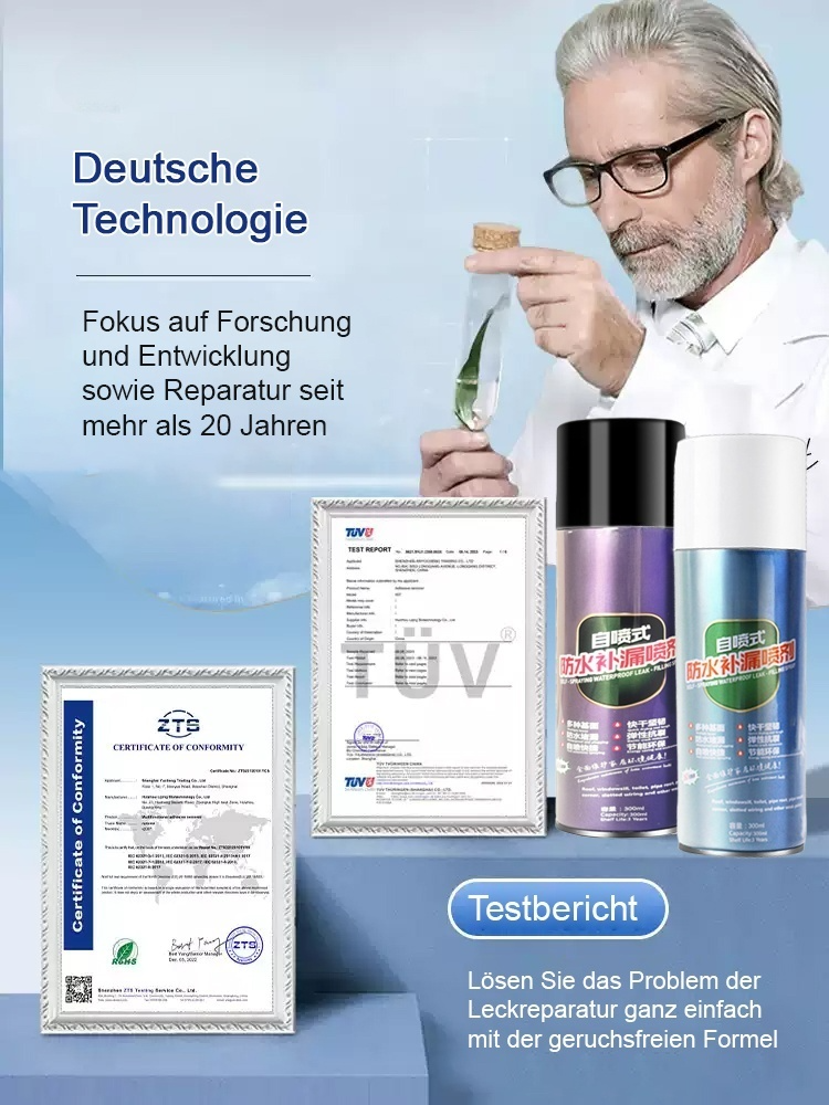 Keine Notwendigkeit, Arbeiter zu engagieren – 🏠 Wasserdicht selbst zu Hause machen! Eine Dose deckt 50㎡ ab, 🌟 30 Jahre sorgenfrei!
