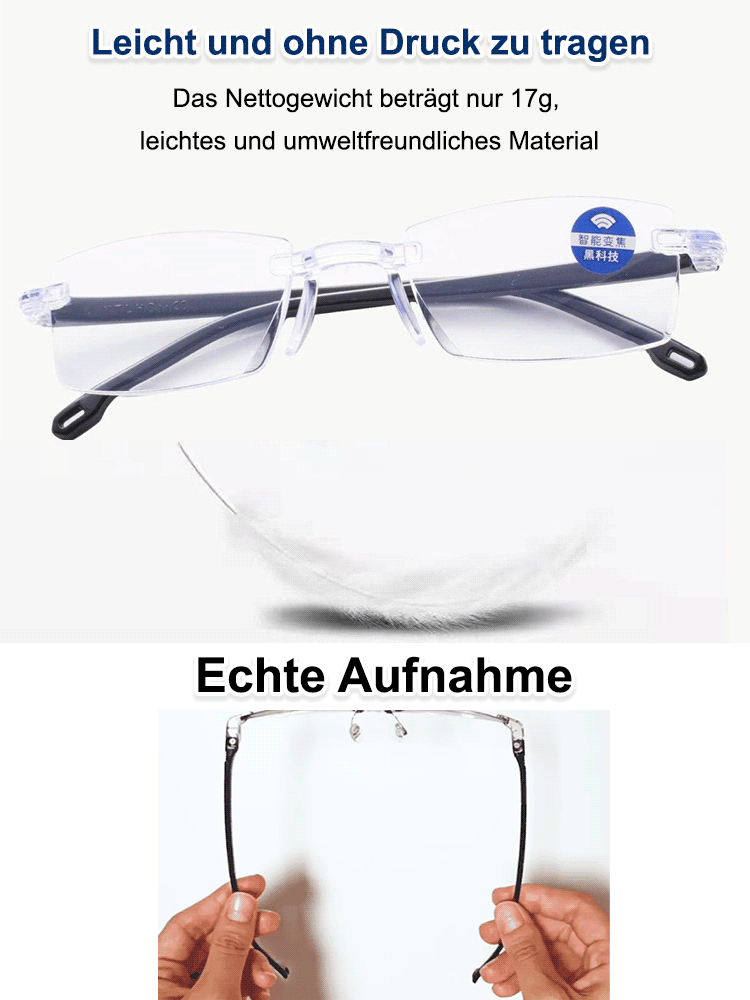 Autozoom-Brille für Presbyopie