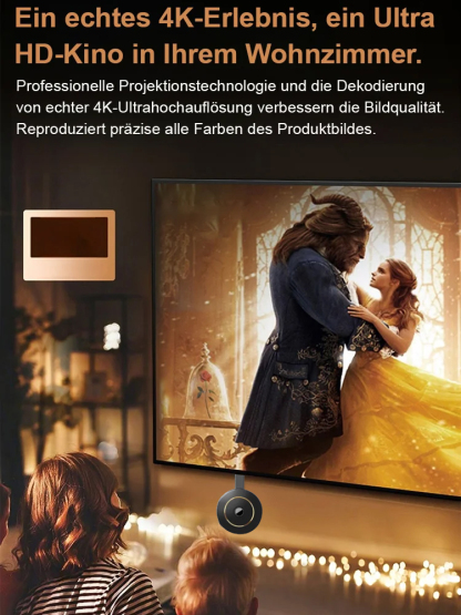 Drahtloser Bildschirmspiegelungsadapter