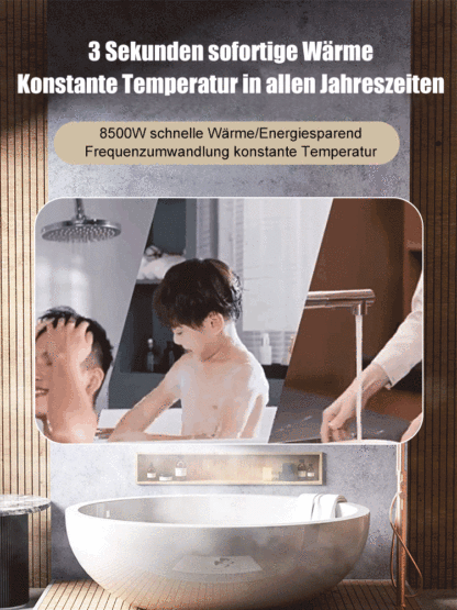 Stromrechnung weniger als 10€ pro Monat! Gasdurchlauferhitzer austauschen!