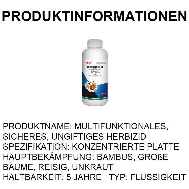 8-mal schneller als Herbizide, eine Anwendung kann 3 Jahre lang ohne Bedenken wirken