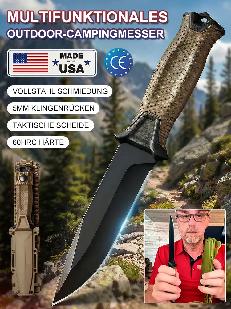 Multifunktionales  Outdoor-Campingmesser