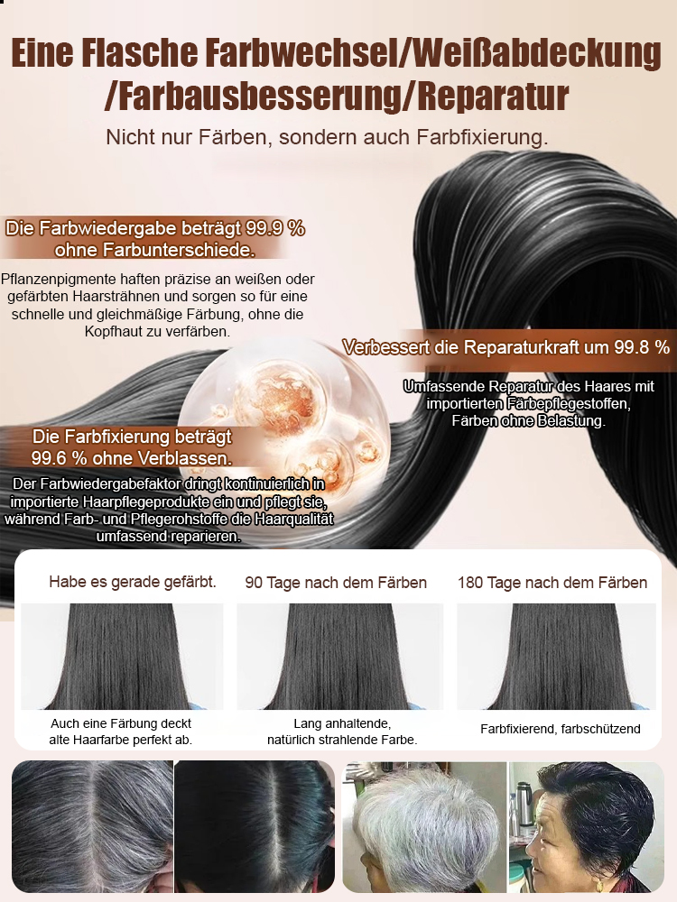 Sehen Sie in drei Minuten 50 Jahre jünger aus: das Wunder natürlicher Haarfärbemittel! 🖤