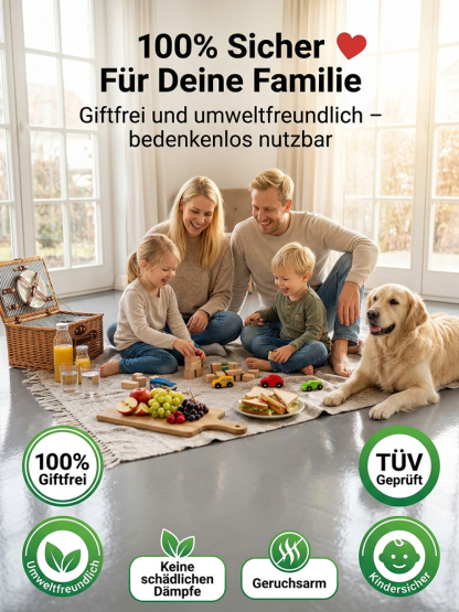 🏠 DIY Bodenfarbe: Selbstnivellierend Wasserbasiert Geruchlos Schnelltrocknend Extrem Belastbar 🛠️