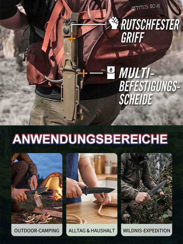 Multifunktionales  Outdoor-Campingmesser