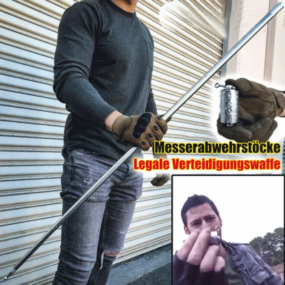 Magische Waffe - teleskopischer und verformbarer Metallstab
