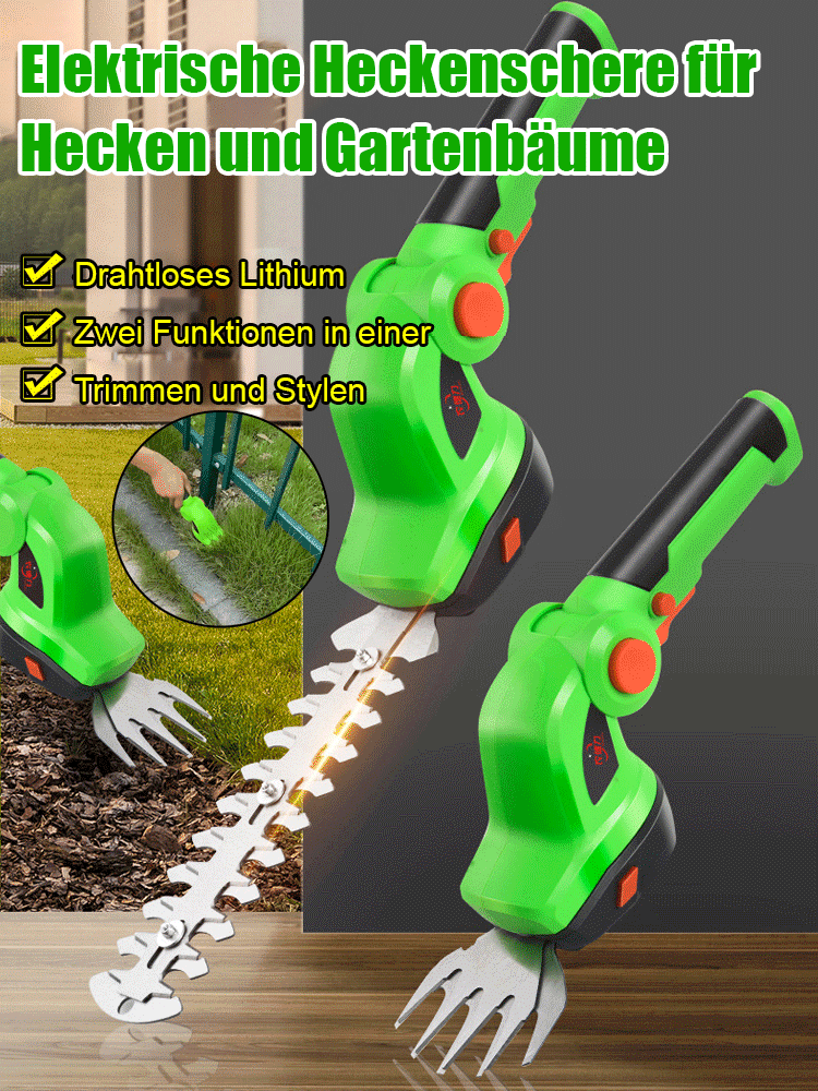 Ultraleichte, tragbare elektrische Heckenschere