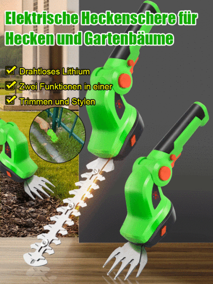 Ultraleichte, tragbare elektrische Heckenschere