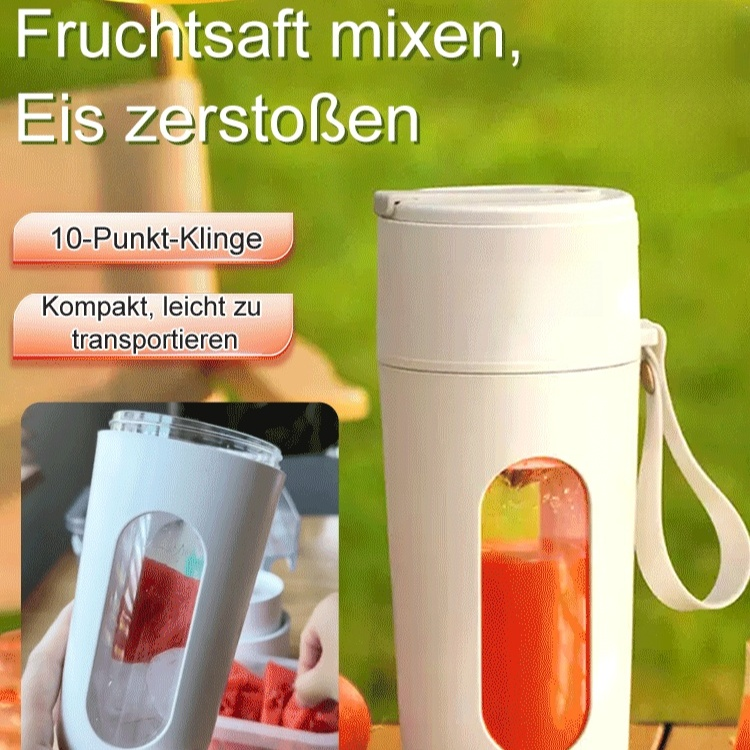 Tragbare Saftpresse