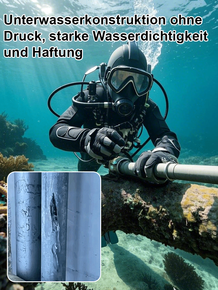 Verhindert Rohrbrüche, Schimmelbildung und teure Reparaturkosten – Einfach wie Zahnpasta auftragen!
