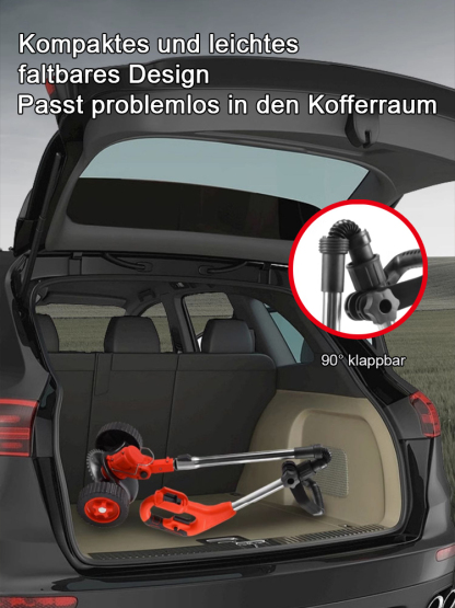 Zusammenklappbarer handgeführter Lithium-Jäter mit Rädern