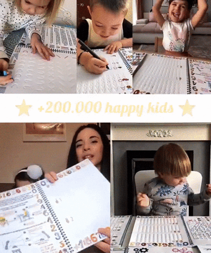  Magisches Übungsheft für Kinder: Zahlen, Buchstaben und Kunst in mehreren Sprachen ✨📚