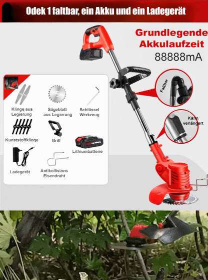 Zusammenklappbarer elektrischer Allzweck-Rasenmäher